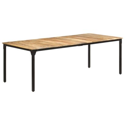 Masă de bucătărie, 220x100x76 cm, lemn de mango nefinisat GartenMobel Dekor