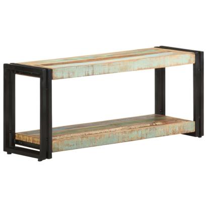 Comodă TV, 90x30x40 cm, lemn masiv reciclat GartenMobel Dekor