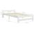 Cadru de pat, alb, 100 x 200 cm, lemn masiv de pin GartenMobel Dekor