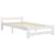 Cadru de pat, alb, 100 x 200 cm, lemn masiv de pin GartenMobel Dekor