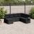 Set canapele de grădină cu perne, 7 piese, negru, poliratan GartenMobel Dekor