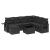 Set mobilier de grădină cu perne, 8 piese, negru, poliratan GartenMobel Dekor