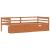 Cadru pat cu sertare & dulap, maro miere, 90x200 cm lemn de pin GartenMobel Dekor