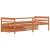 Cadru pat cu sertare & dulap, maro miere, 90x200 cm lemn de pin GartenMobel Dekor