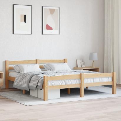 Cadru de pat, 160x200 cm, lemn de pin masiv GartenMobel Dekor