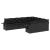 Set canapele de grădină cu perne, 10 piese, negru, poliratan GartenMobel Dekor