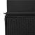 Set mobilier de grădină cu perne, 8 piese, negru, poliratan GartenMobel Dekor
