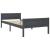Cadru de pat, gri, 100x200 cm, lemn masiv de pin GartenMobel Dekor