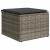 Set mobilier grădină cu perne, 6 piese, gri, poliratan GartenMobel Dekor