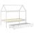 Cadru pat de copii cu un sertar, alb, 80x160 cm, lemn masiv pin GartenMobel Dekor