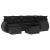 Set canapele de grădină cu perne, 7 piese, negru, poliratan GartenMobel Dekor