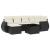 Set canapele de grădină cu perne, 7 piese, negru, poliratan GartenMobel Dekor