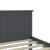 Cadru de pat, gri, 140x200 cm, lemn masiv de pin GartenMobel Dekor