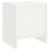 Noptiere, 2 buc., alb, 35 x 30 x 40 cm, lemn masiv de pin GartenMobel Dekor