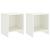 Noptiere, 2 buc., alb, 35 x 30 x 40 cm, lemn masiv de pin GartenMobel Dekor