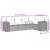 Set mobilier de grădină cu perne, 5 piese, negru, poliratan GartenMobel Dekor