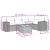 Set mobilier de grădină cu perne, 6 piese, negru, poliratan GartenMobel Dekor