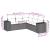 Set mobilier de grădină cu perne, 5 piese, negru, poliratan GartenMobel Dekor