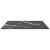 Blat masă negru 60x60cm 6mm sticlă securizată design de marmură GartenMobel Dekor