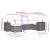 Set mobilier de grădină cu perne, 6 piese, negru, poliratan GartenMobel Dekor