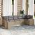 Set canapele de grădină, 7 piese, cu perne, bej, poliratan GartenMobel Dekor