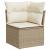Set canapele de grădină, 9 piese, cu perne, bej, poliratan GartenMobel Dekor