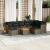 Set mobilier de grădină cu perne, 10 piese, gri, poliratan GartenMobel Dekor