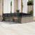 Set mobilier de grădină cu perne, 13 piese, gri, poliratan GartenMobel Dekor