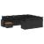 Set canapele de grădină cu perne, 11 piese, negru, poliratan GartenMobel Dekor