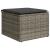Set mobilier grădină cu perne, 6 piese, gri, poliratan GartenMobel Dekor