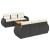 Set canapele de grădină cu perne, 7 piese, negru, poliratan GartenMobel Dekor