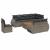 Set canapele de grădină, 9 piese, cu perne, gri, poliratan GartenMobel Dekor