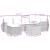 Set canapele de grădină cu perne, 7 piese, negru, poliratan GartenMobel Dekor