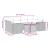 Set canapele de grădină cu perne, 7 piese, negru, poliratan GartenMobel Dekor