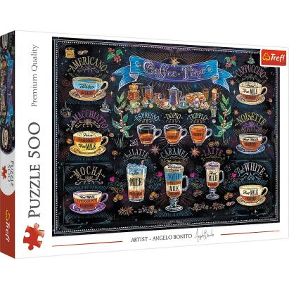 PUZZLE TREFL 500 TIPURI DE CAFEA SuperHeroes ToysZone