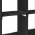 Raft expunere 6 cuburi negru 103x30x72,5 cm, material textil GartenMobel Dekor