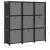 Raft 9 cuburi cu cutii, negru, 103x30x107,5 cm, material textil GartenMobel Dekor