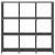 Raft expunere 9 cuburi gri 103x30x107,5 cm, material textil GartenMobel Dekor