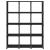 Raft expunere, 12 cuburi, negru, 103x30x141 cm, material textil GartenMobel Dekor