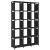 Raft expunere, 15 cuburi, negru, 103x30x175,5 cm, textil GartenMobel Dekor