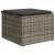 Set mobilier grădină cu perne, 6 piese, gri, poliratan GartenMobel Dekor