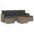 Set canapele de grădină, 7 piese, cu perne, gri, poliratan GartenMobel Dekor
