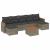 Set canapele de grădină cu perne, 8 piese, gri, poliratan GartenMobel Dekor