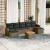 Set canapele de grădină cu perne, 8 piese, gri, poliratan GartenMobel Dekor