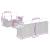 Set mobilier de grădină cu perne, 6 piese, negru, poliratan GartenMobel Dekor