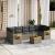 Set canapele de grădină cu perne, 8 piese, gri, poliratan GartenMobel Dekor