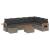 Set canapele de grădină, 9 piese, cu perne, gri, poliratan GartenMobel Dekor
