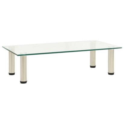 Suport TV, transparent, 60 x 35 x 17 cm, sticlă securizată GartenMobel Dekor