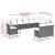 Set canapele de grădină cu perne, 10 piese, negru, poliratan GartenMobel Dekor