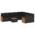 Set canapele de grădină cu perne, 10 piese, negru, poliratan GartenMobel Dekor